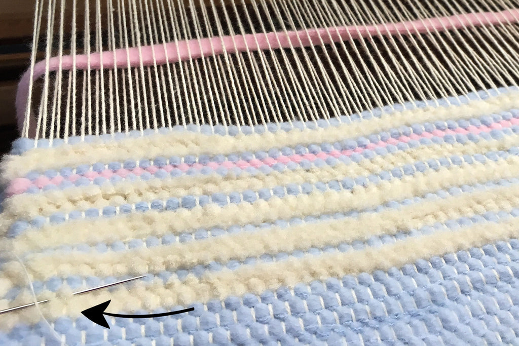 weaving with fleece
