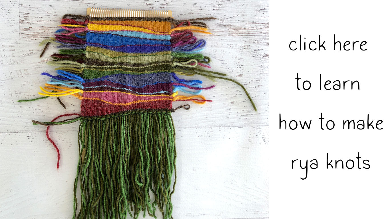 How to make rya knots