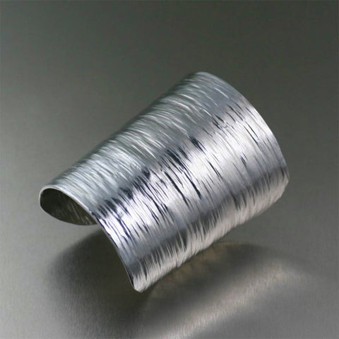 3 Inch Wide Aluminum Bark Cuff