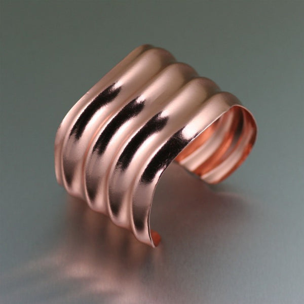 Copper Wave Cuff