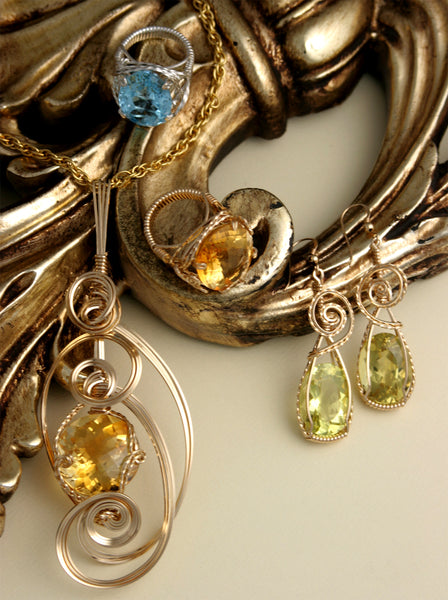 The Pacific Heights Faceted Colored Gemstone Jewelry Collection