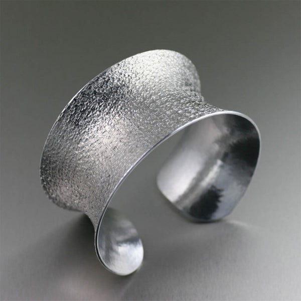Texturized Aluminum Cuff Bracelet