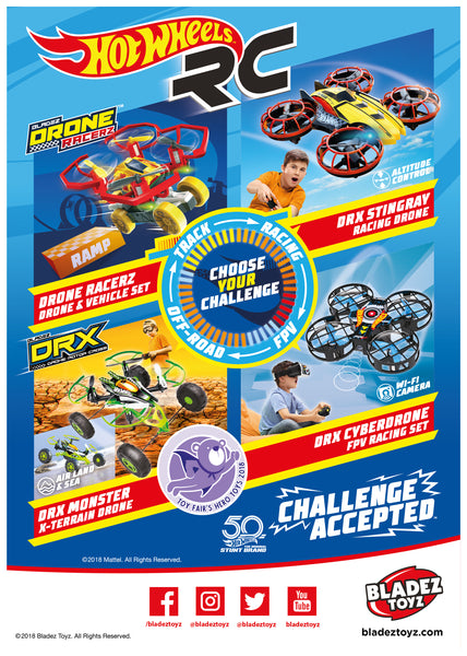 bladez hot wheels drx hawk racing drone