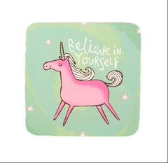 Believe In Yourself Unicorn Coaster