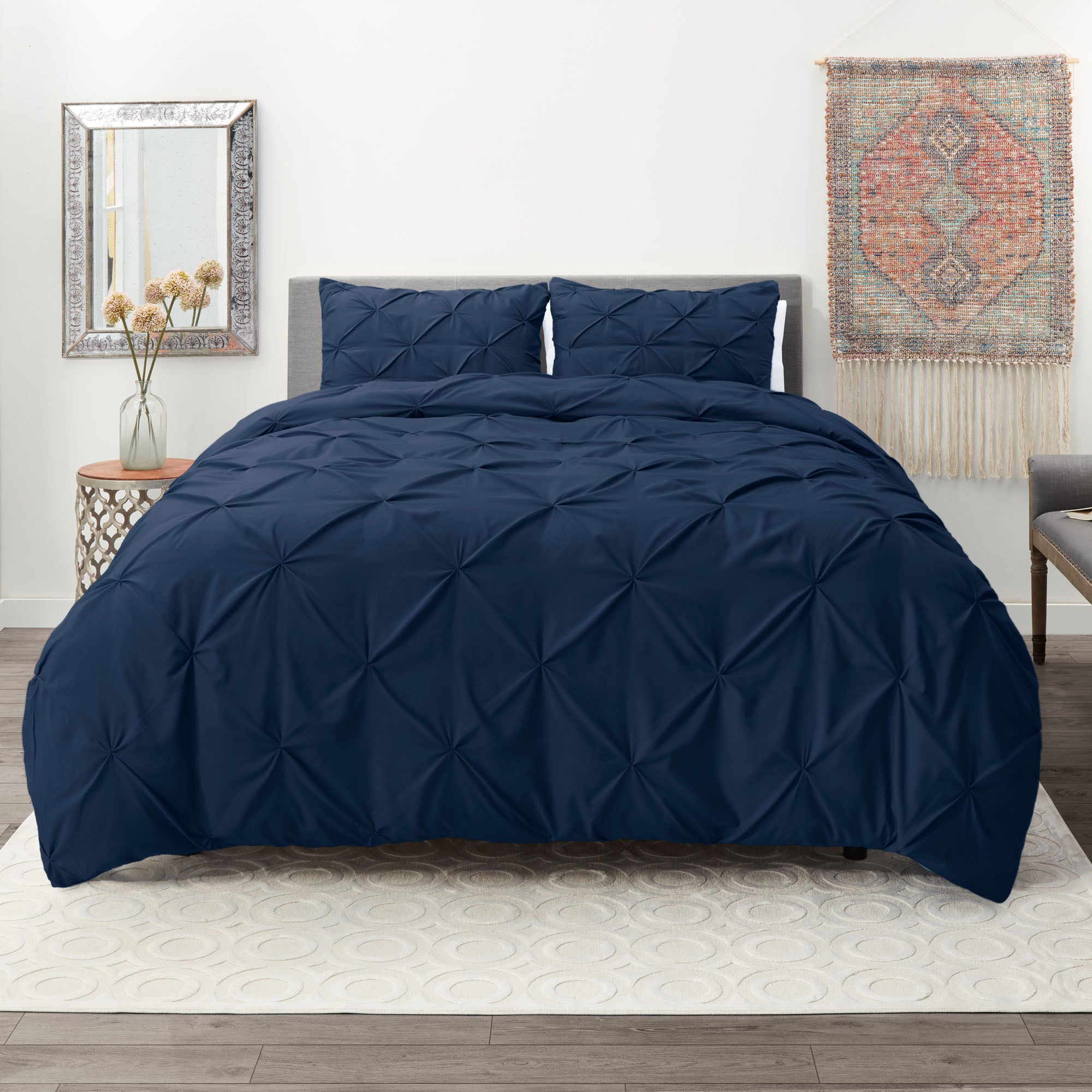 Nestl Bedding Pinch Pleat Microfiber Duvet Cover Sets