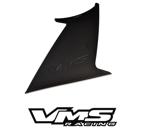 VMS RACING 3pc Three Rear Wing Spoiler STABILIZER Compatible with Subaru Impreza WRX STi 04 05 06 07 2004 2005 2006 2007 Pack of 3 