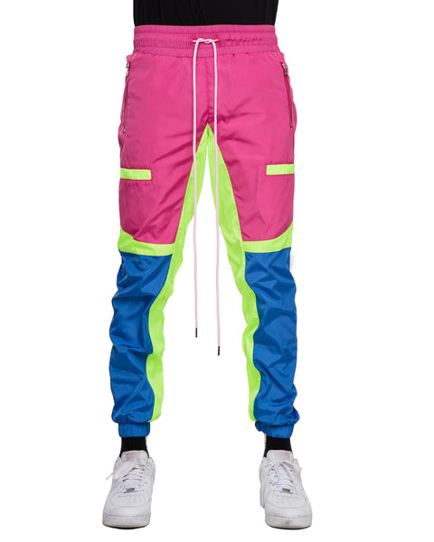 hot pink windbreaker pants