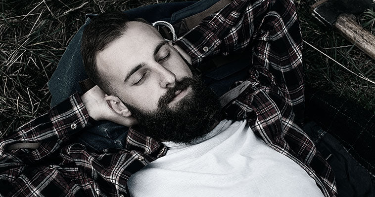 Bearded Man Resting