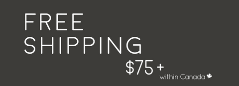 free shipping $75 and over within Canada