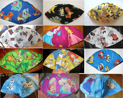 toddler disney tv characters kippahs