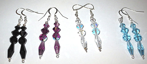 Swarovski crystal handmade earrings