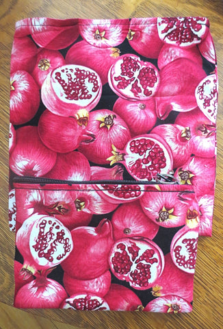 pomegranates matzah cover afikomen bag set