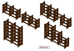 Winerax 48 bottle modular wine rack configuration options (1)