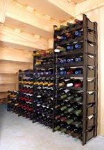 Winerax 162 bottle wine rack - under stair configuration