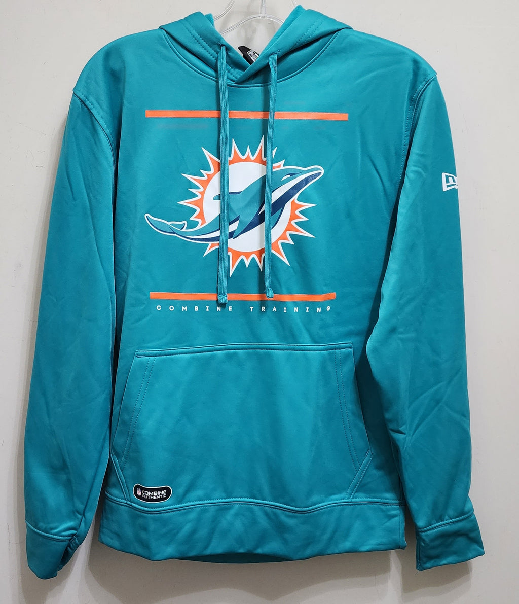 Men's '47 Aqua Miami Dolphins Legacy Premier Nico Pullover Hoodie Size: Medium