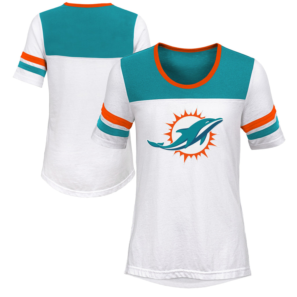 white miami dolphins t shirt