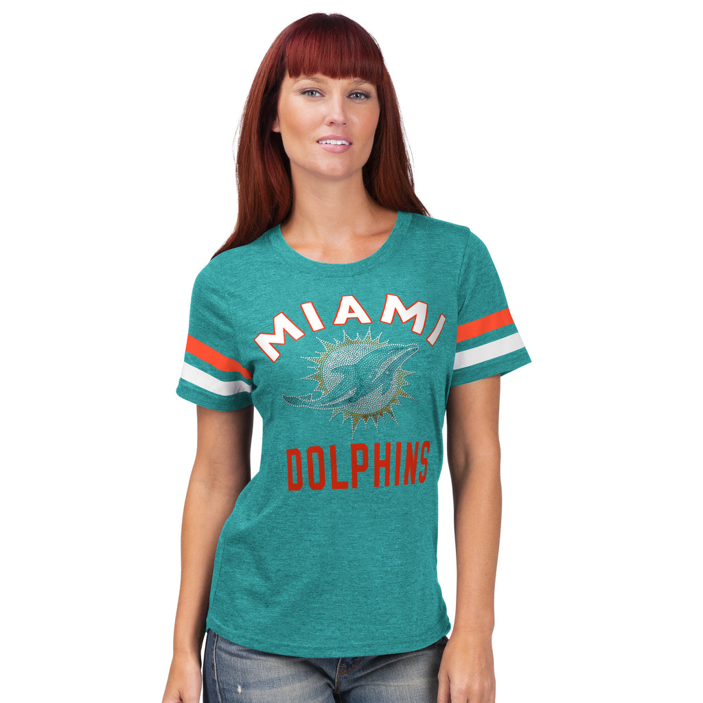 miami dolphins rhinestone shirt