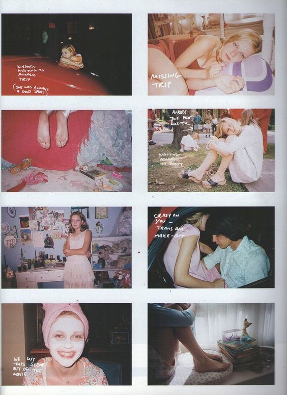 The Virgin Suicides story board