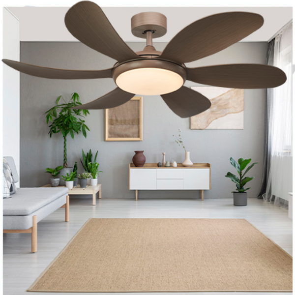 gray ceiling fan