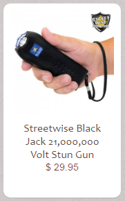 Streetwise Black Jack Stun Gun Taser