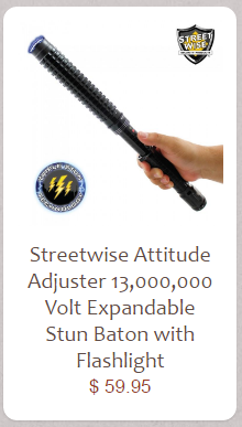 Streetwise Attitude Adjuster Expandable Stun Baton