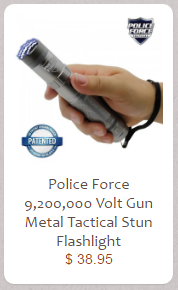 Police Force 9,200,000 Tactical Stun Flashlight