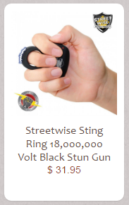 Sting Ring Stun Gun Taser Knuckles