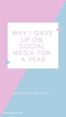 Why I gave up on social media