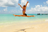 Gymnast On The Beach