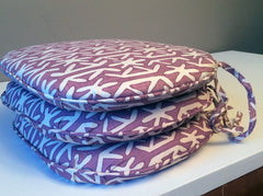 DIY Projects, Seat Cushions Made with Thibaut Designer Fabric