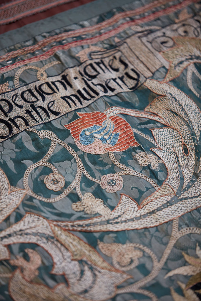 Detail of May Morris Hanging - to be sold at auction by Lyon & Turnbull