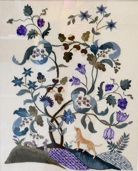 Marcia Slinki's Tree of Life design from The Crewel Work Company