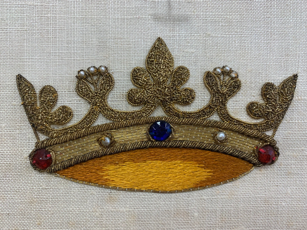 San Fransisco School of Needlework - Goldwork Crown