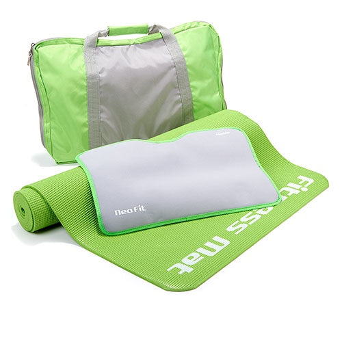 Durable Yoga Mat W Neo Fit Wii Fit Travel Bag Dreamgear 4 In 1