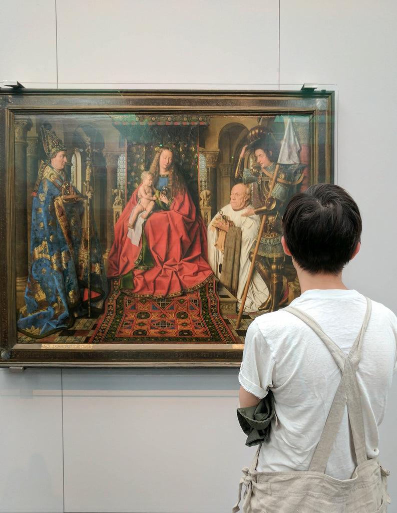 Flemish Primitives, European painting, Bruges, Jan van Eyck, Flax Overalls