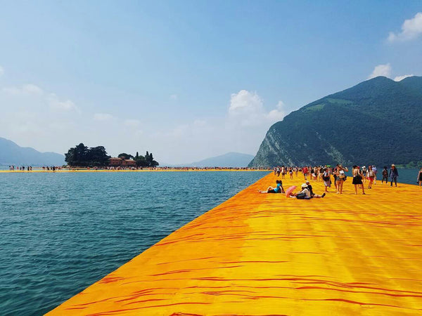 christo floating piers