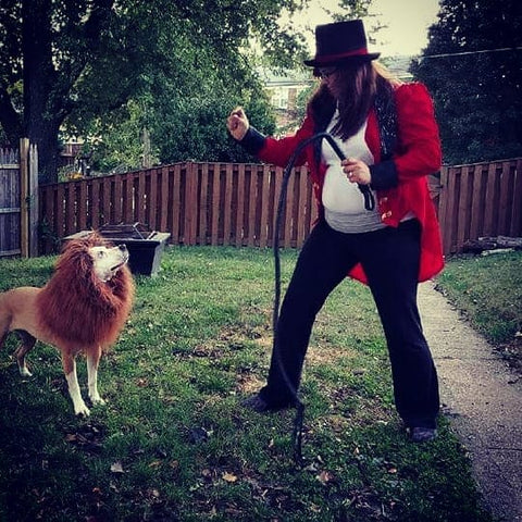 magician and dog costume