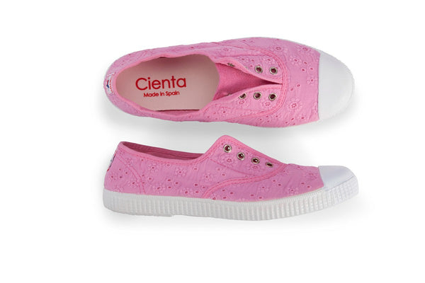 Slip on canvas shoe vintage pink 