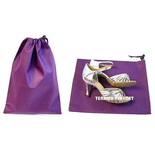 purple shoes and bag