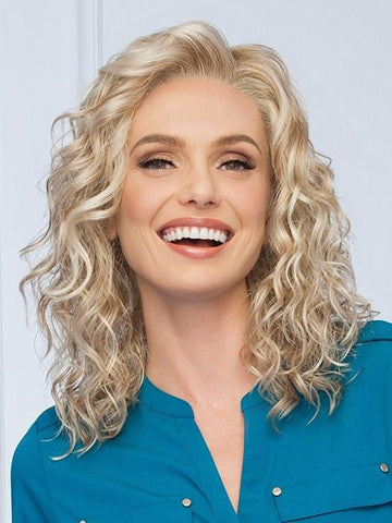 Curly Blonde Synthetic Wig by Eva Gabor Wigs