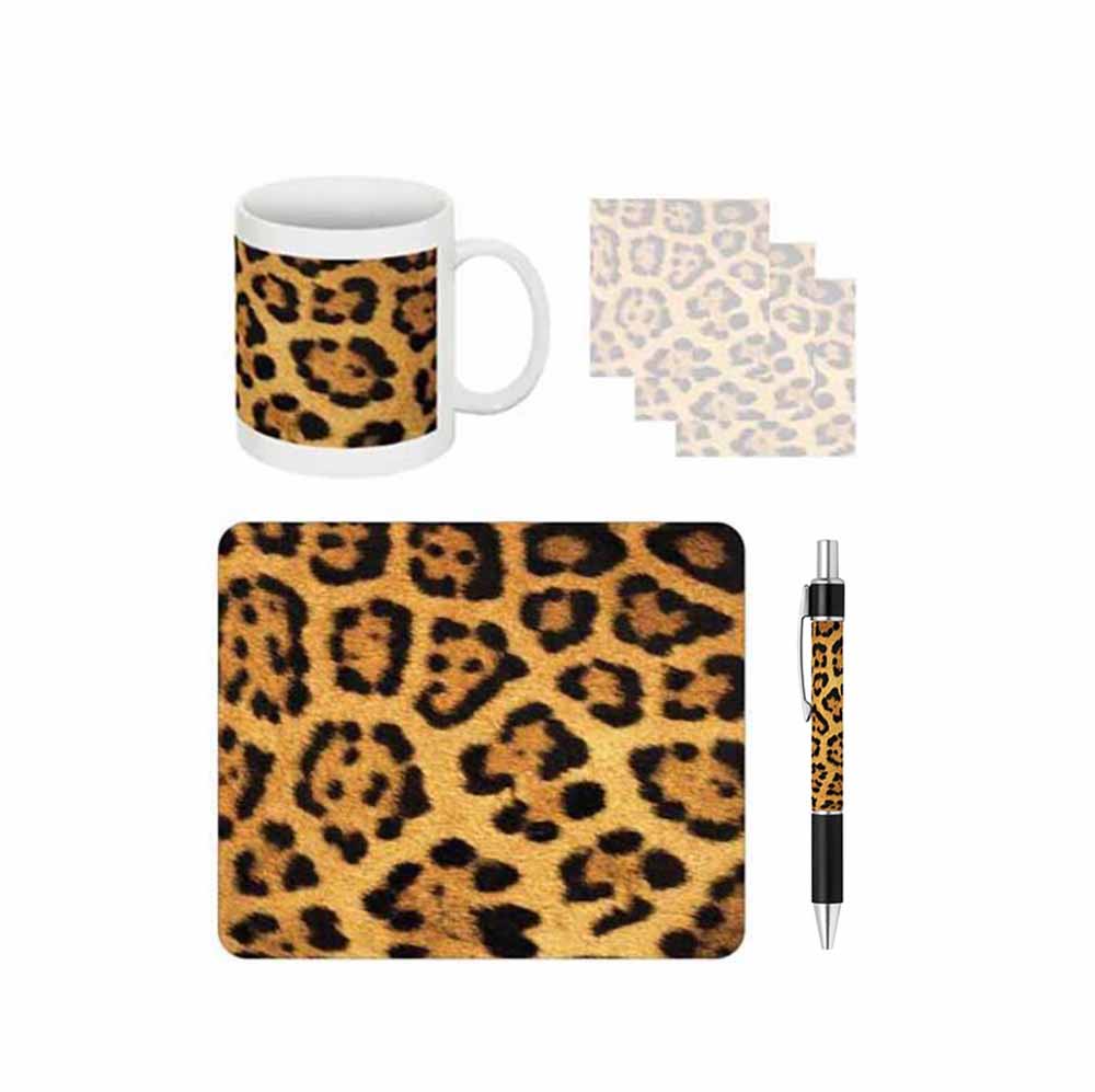 Leopard Print Desk Gift Set Stationery Creations