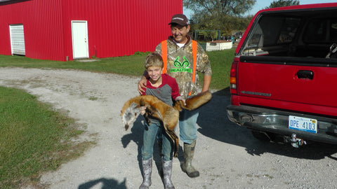 Grandchild-Tobyn-with-me-Red-Fox-Lenon-Nature-Call-Lure
