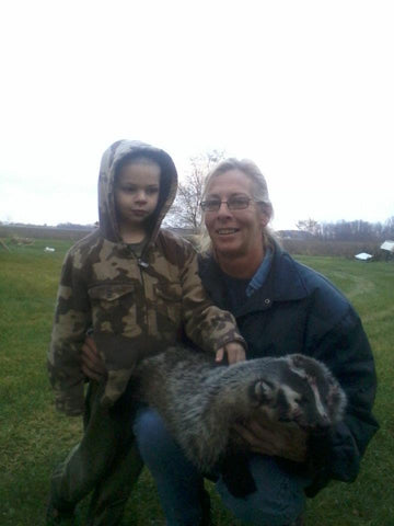 sheri-chagnon-grandchild-lenon-lures-badger