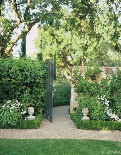Garden gate antique finials