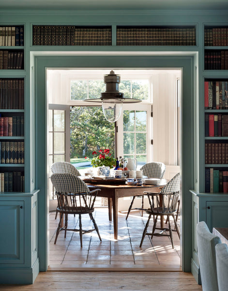 Library and dining area by Mark Cunningham