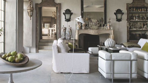 Richard Goullet living room antique modern french interiors