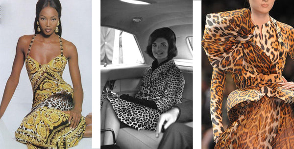 Leopard print by Gianni Versace, a vintage coat and leopard fashion