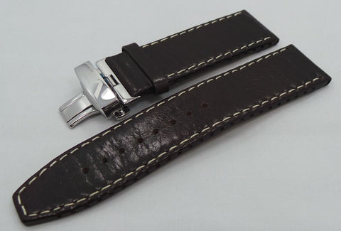 Vostok Europe Ekranoplan Caspian Sea Monster Leather Strap 25mm Black/White-CSM.25.L.S.Bk.W - Russia2all