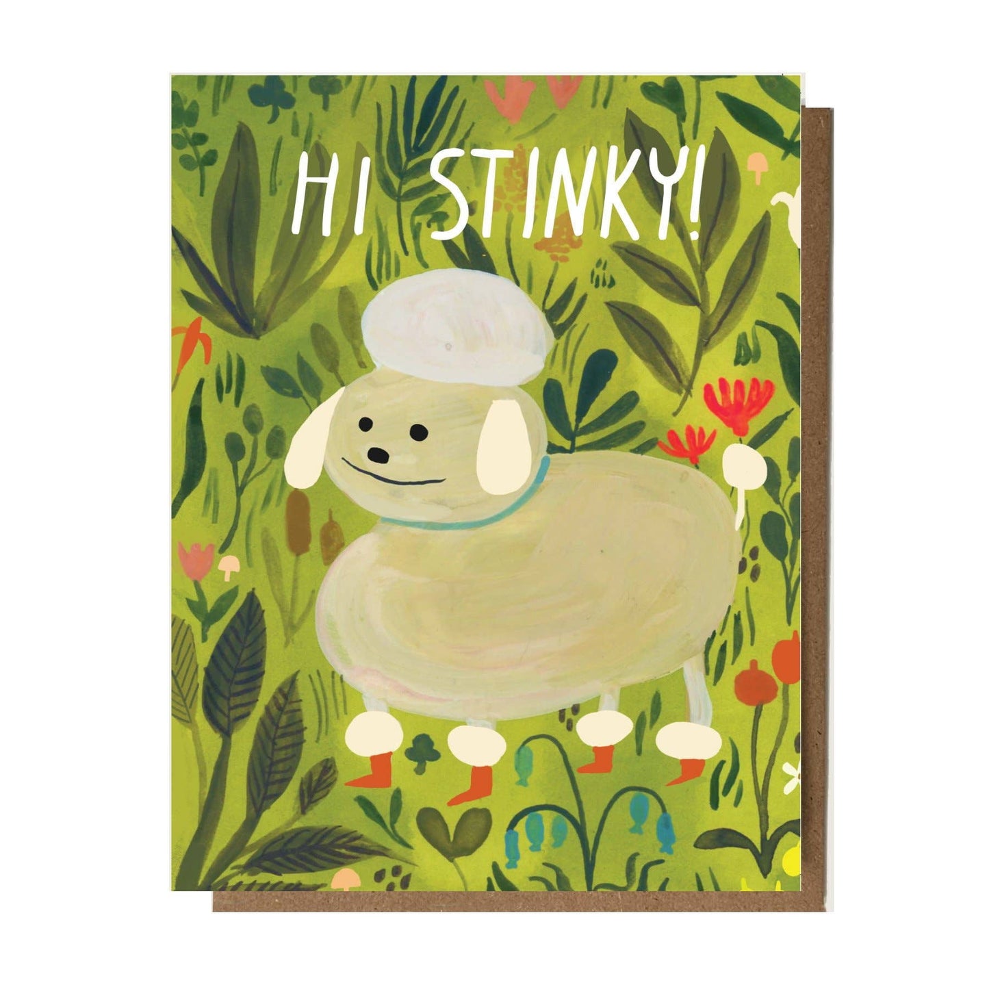 Hi Stinky! Card - Cards - The Esme Shop - Hops Petunia Floral