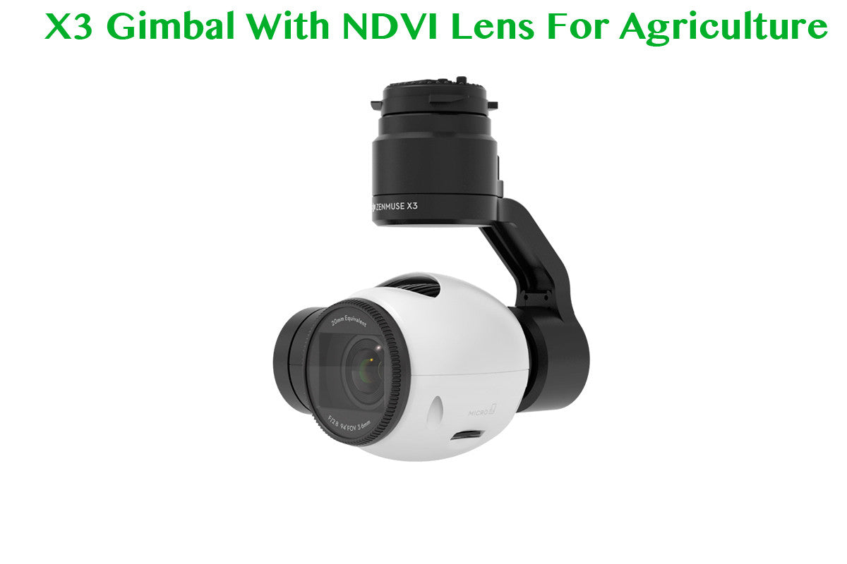 dji inspire / matrice 100 x3 ndvi camera for agriculture